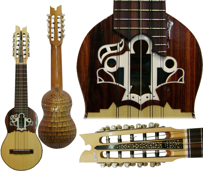 Professional Charango Armadillo Carving