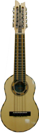 Concert Charango with Two Colored Fingerboard