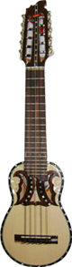 Charango Profesional - Conchado Boca Mariposa