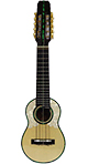 Concert Charango - Green Detail