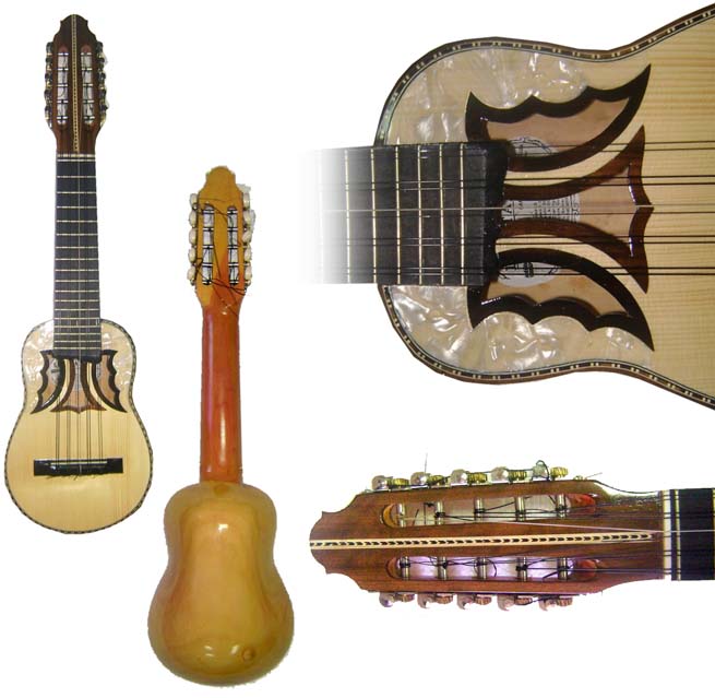 Professional Charango - Butterfly Soundhole - Naranjillo Wood